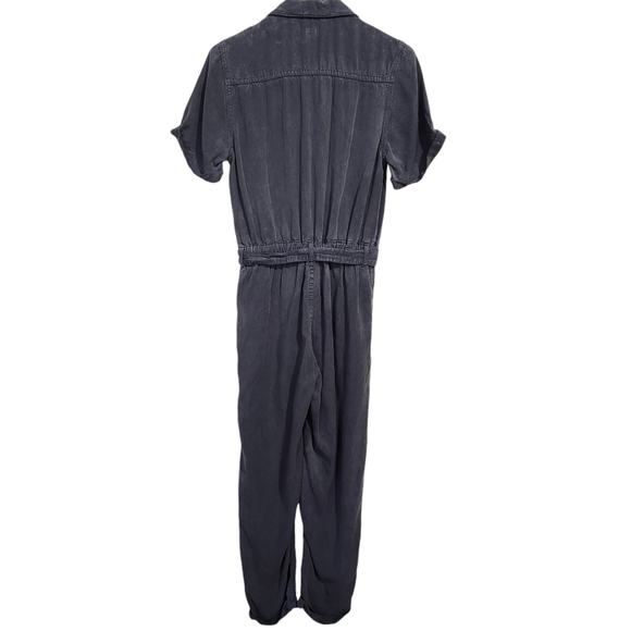 Urban Outfitters BDG gray lyocell victory zip jumpsuit women small - Picture 2 of 9